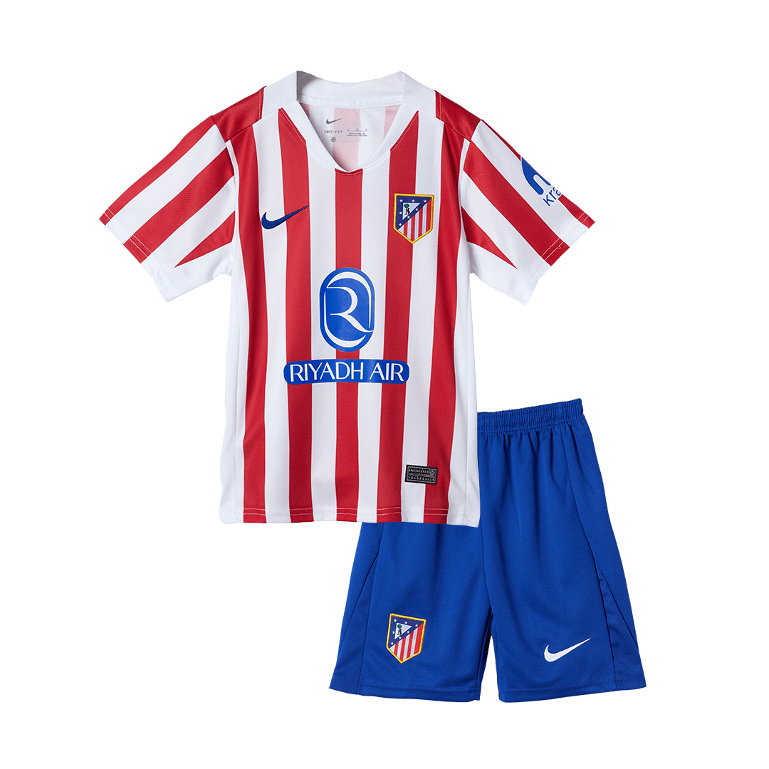 Kids Atletico Madrid Home Kit 2025/26