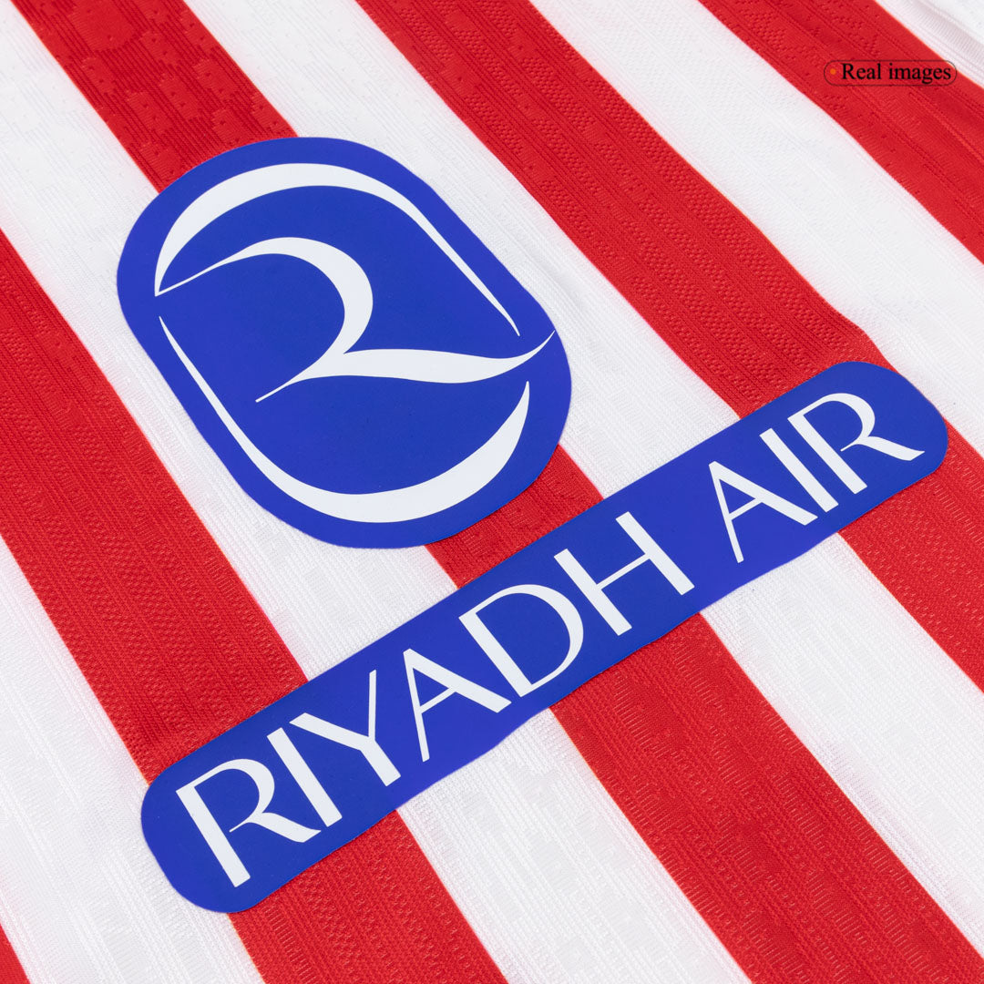 SØRLOTH #9 Mens Atletico Madrid Home Jersey 2025/26 - Player Version (Slim Fit)