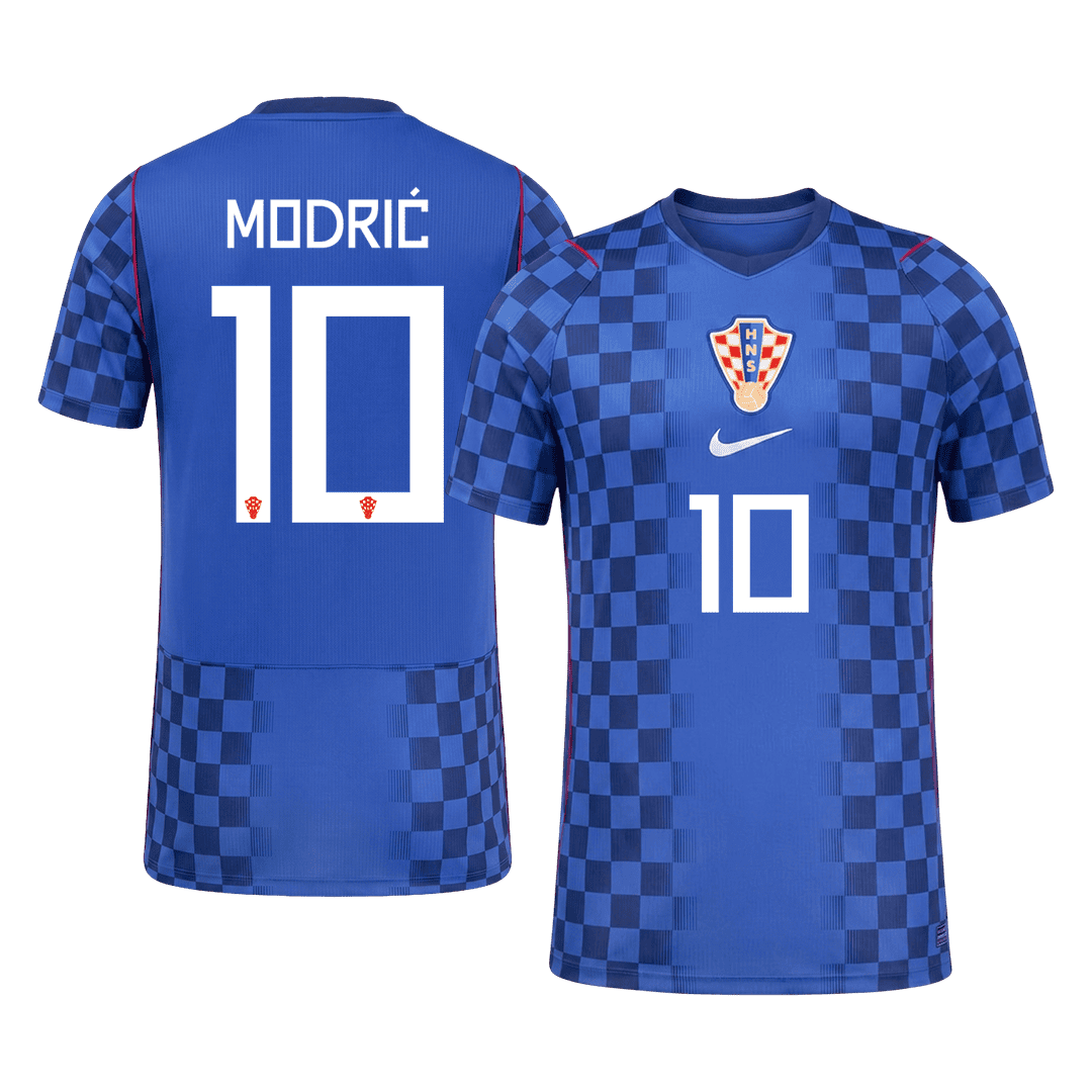 MODRIĆ #10 Mens Croatia World Cup Away Jersey 2026