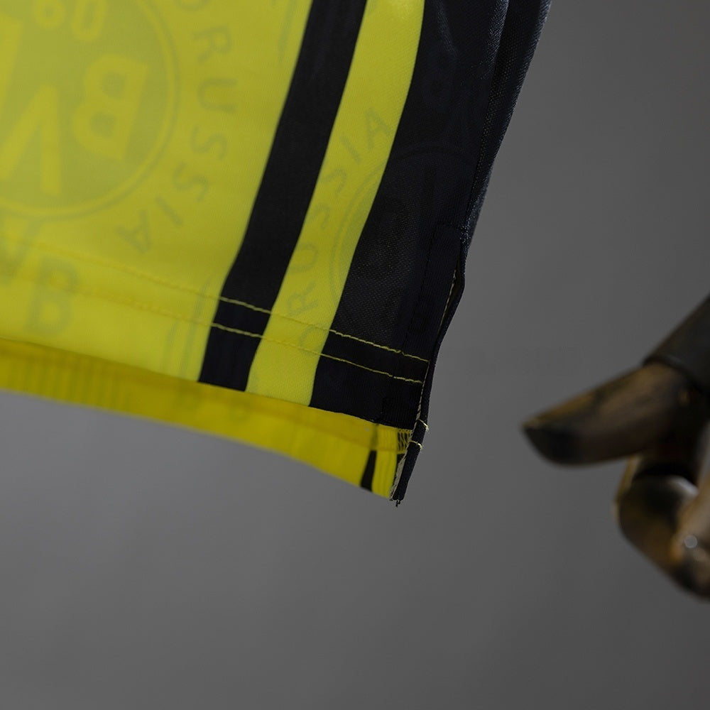 Dortmund Home Jersey 1996-97 Retro Football Kit Long Sleeves