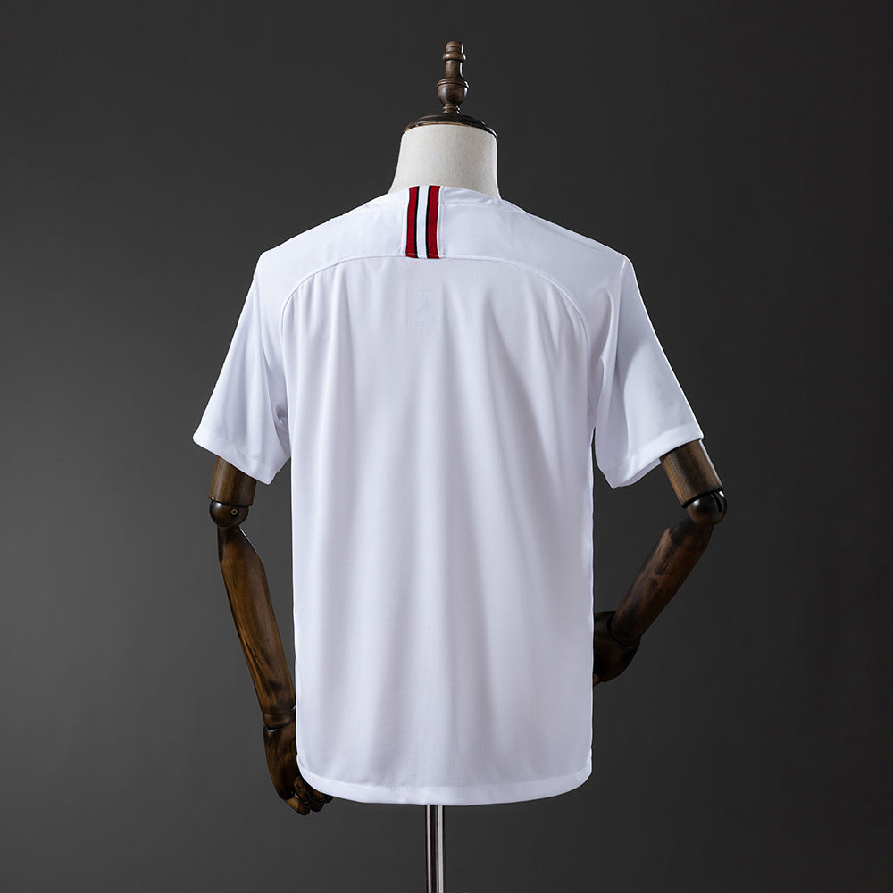 PSG Jersey 2018-19 White Retro Football Kit