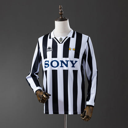 Juventus Jersey 1996-97 Home Retro Kit Long Sleeves
