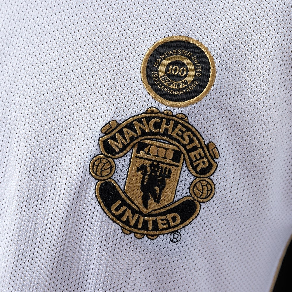 Manchester United Jersey 2001-02 Double-sided Retro Football Kit
