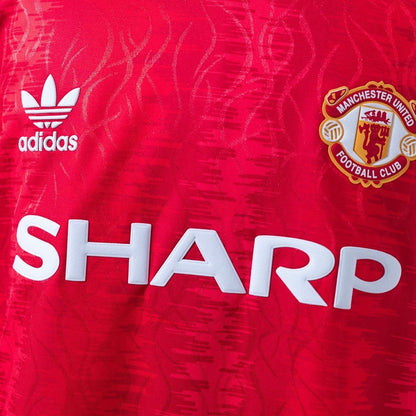 Manchester United Jersey 1990-92 Home Retro Football Kit