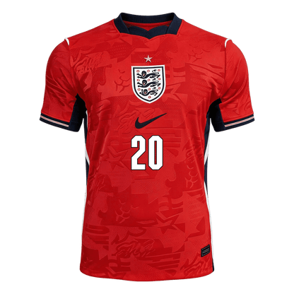 PALMER #20 Mens England World Cup Away Jersey 2026