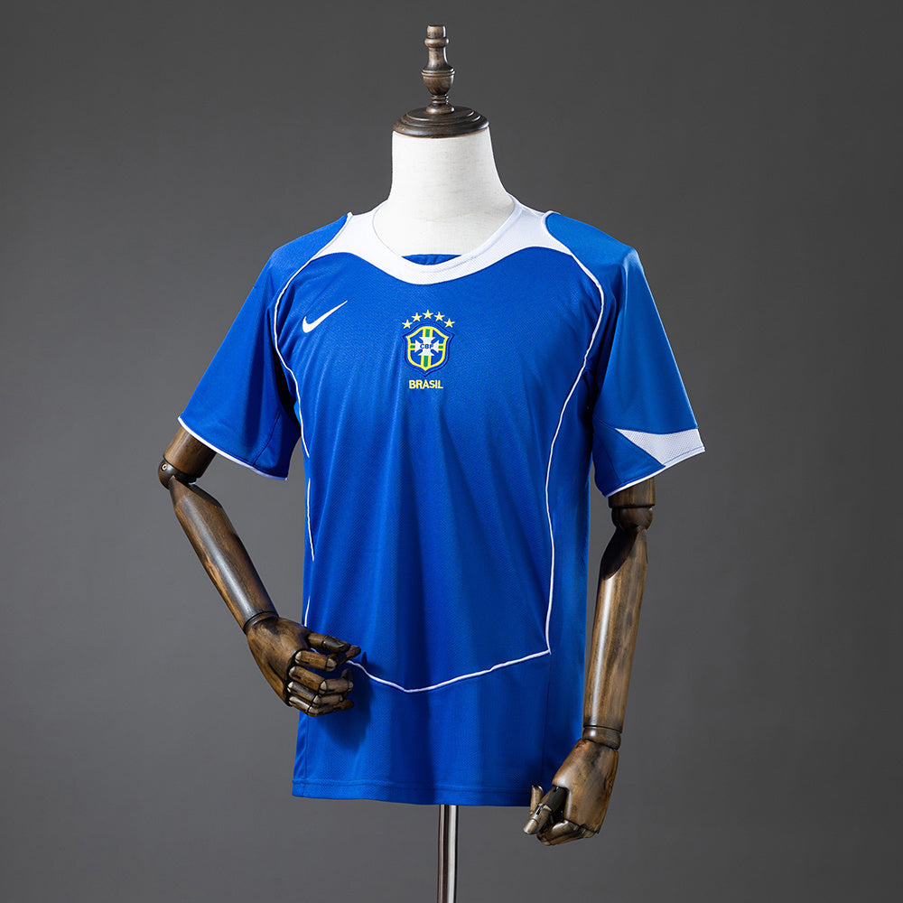 Brazil Jersey 2004 Away Retro Football Kit