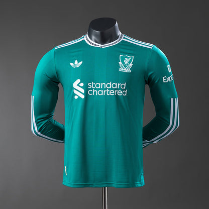 Liverpool Jersey 25/26 Third Football Kit Player Version Long Sleeves