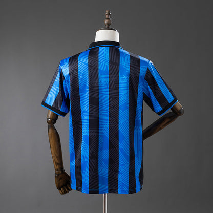 AS Rome Home Jersey 1991-93 Retro Football Kit Soccer Jersey
