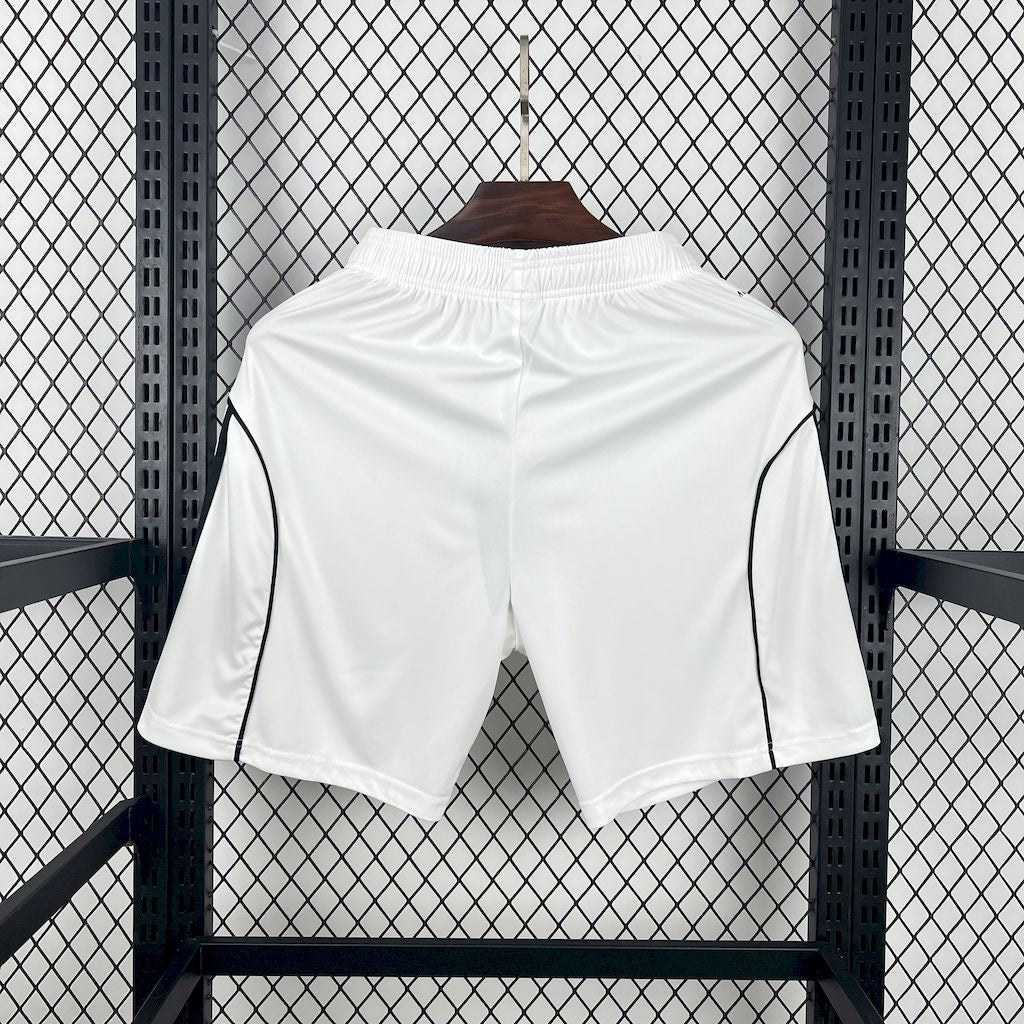 Manchester United Shorts 25/26 Home White Football Kit Soccer Shorts