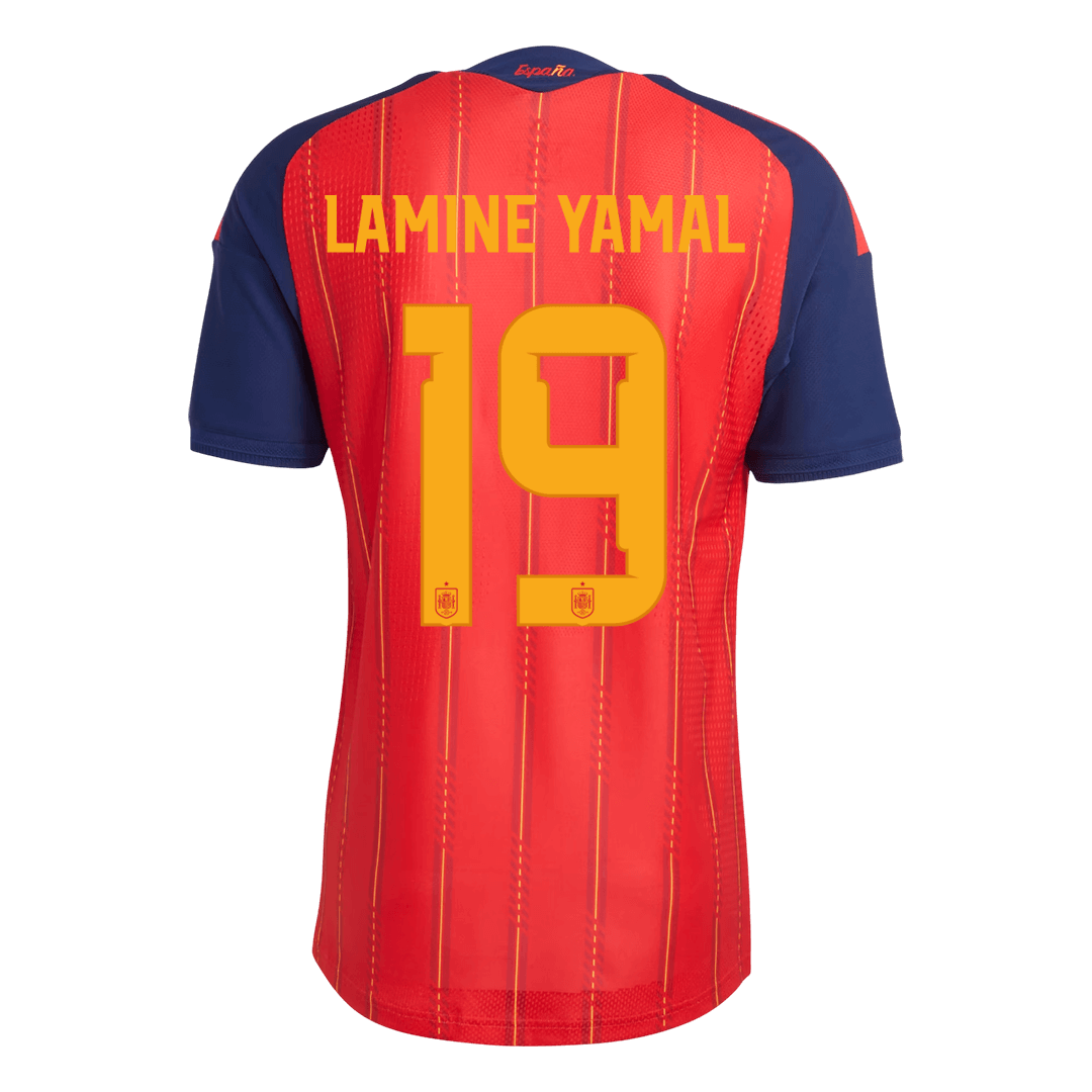 LAMINE YAMAL #19 Mens Spain World Cup Home Jersey 2026 - Player Version (Slim Fit)