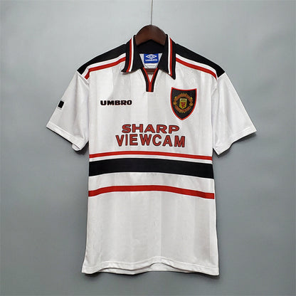 Manchester United Jersey Away Kit 1997/98 Retro Football Team Soccer Shirt