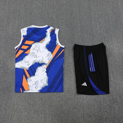 Real Madrid Vest Set Training Tracksuits 25/26 Football Kit Soccer Jersey