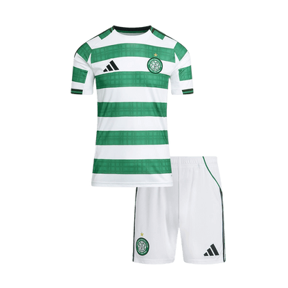 Kids Celtic Home Kit 2025/26