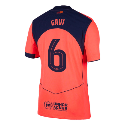GAVI #6 Mens Barcelona Third Jersey 2025/26 UCL - Player Version (Slim Fit)