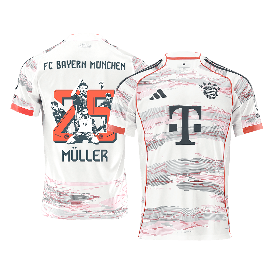 MÜLLER Special #25 Mens Bayern Munich Away Jersey 2025/26