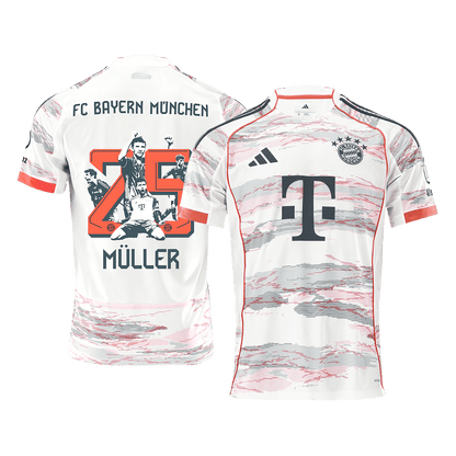 MÜLLER Special #25 Mens Bayern Munich Away Jersey 2025/26