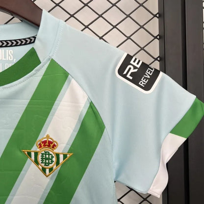 Kids Real Betis Away Jersey 25/26 Football Kit Soccer Jersey