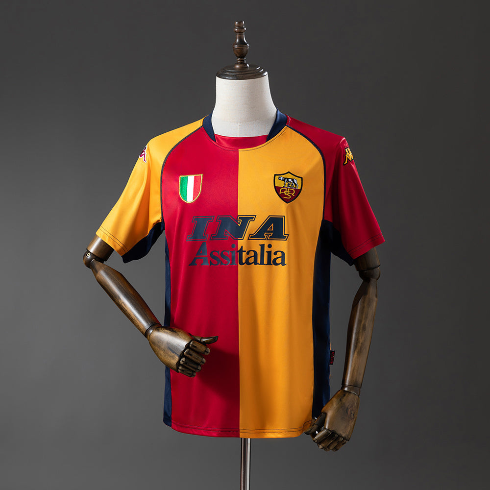 Rome Jersey 2001-02 Home Retro Football Kit
