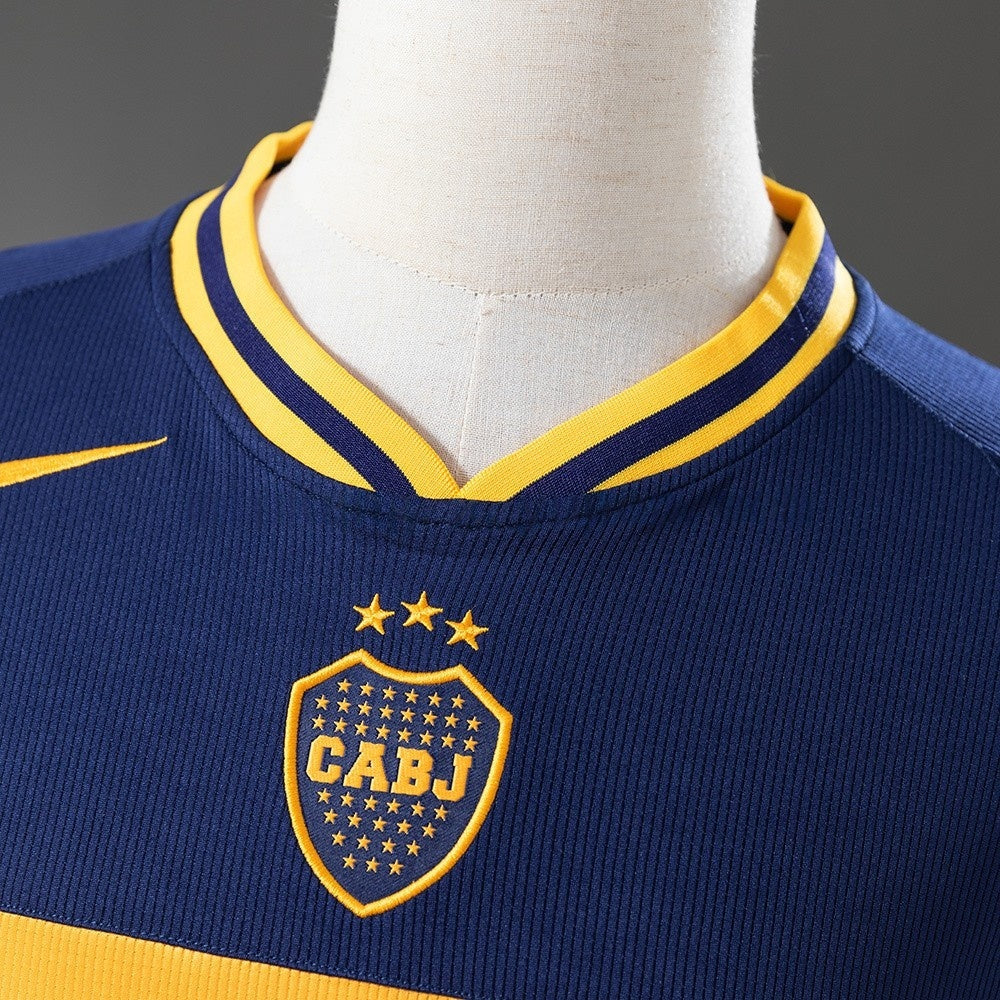 Boca Junios Jersey 2006-07 Home Retro Football Kit