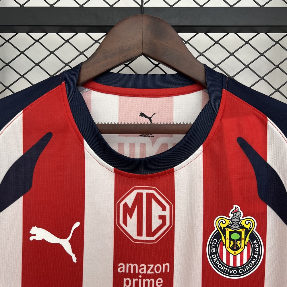Chivas Jersey 25/26 Home Football Kit Soccer Jersey