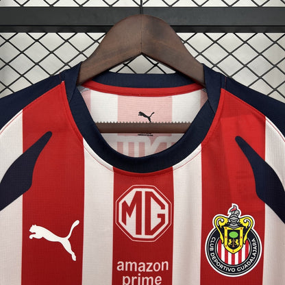 Chivas Jersey 25/26 Home Football Kit Soccer Jersey