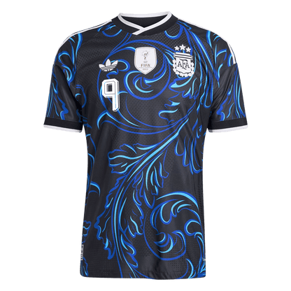 J. ÁLVAREZ #9 Mens Argentina World Cup Away Jersey 2026 - Player Version (Slim Fit)