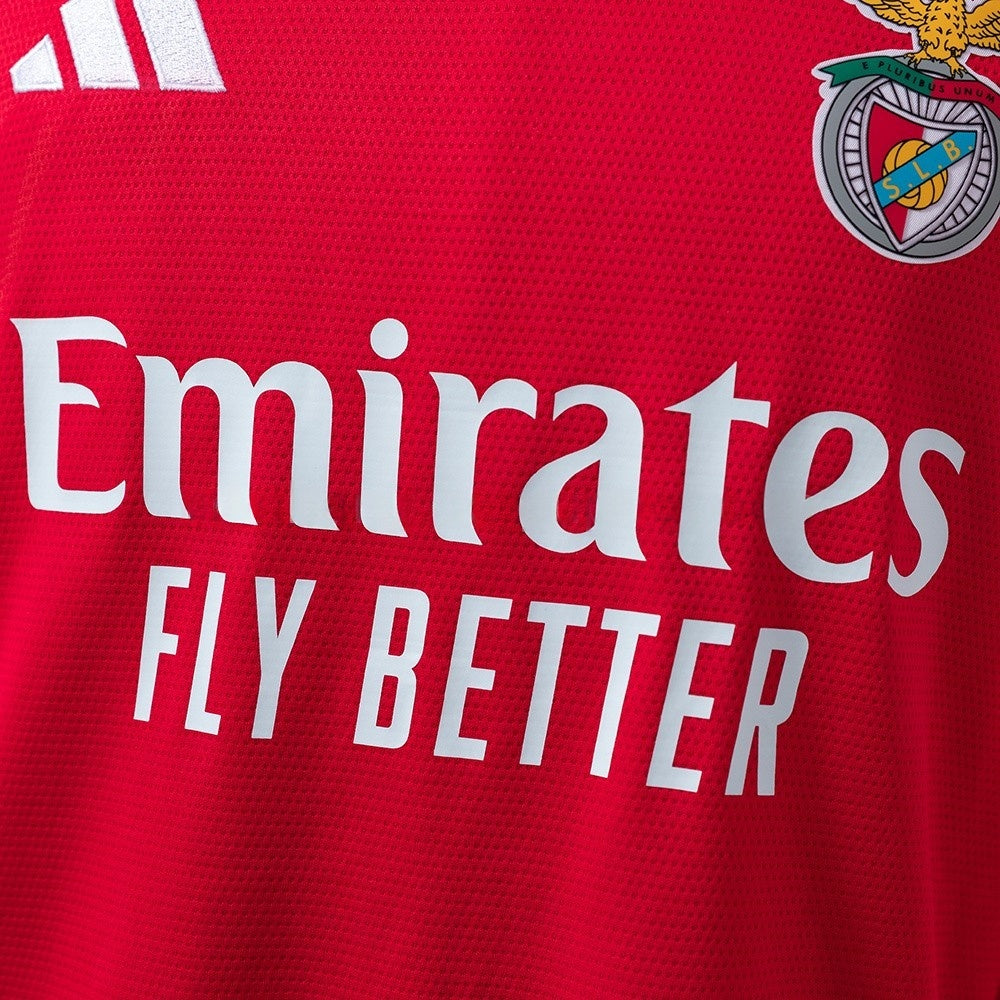 Benfica Jersey 25/26 Home Long Sleeves Football Kit