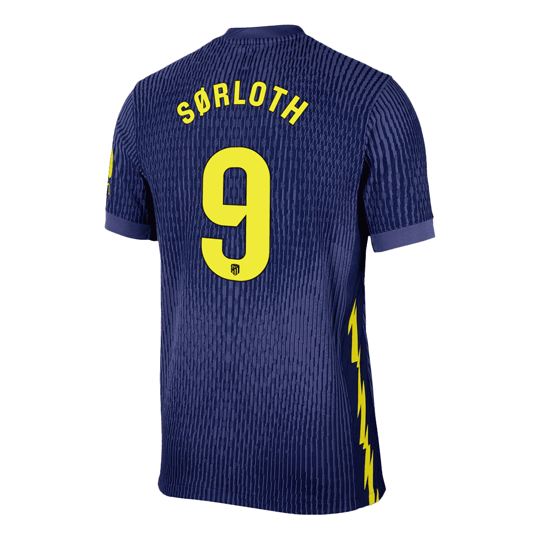 SØRLOTH #9 Mens Atletico Madrid Away Jersey 2025/26 - Player Version (Slim Fit)