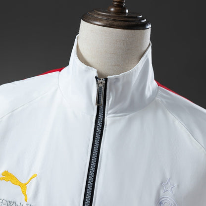 AC Milan Windbreaker 2025/26 White Football Soccer Jacket