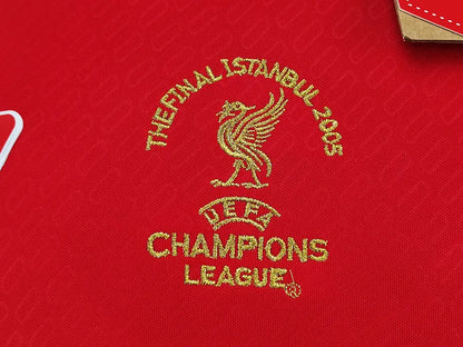 Liverpool Retro Jersey 2005 Home Football Jersey Soccer Shirt