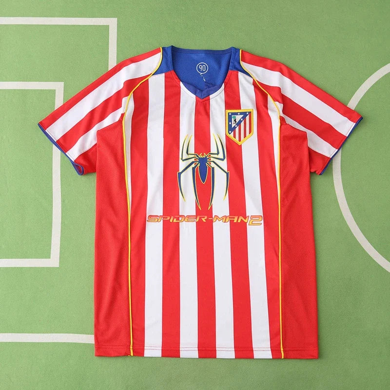 Club Atlético de Madrid Home Retro Fan Version 04/05 Season Jersey