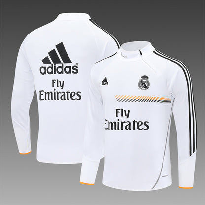 Retro Real Madrid Training Tracksuits 2013-14 Football Kit Soccer Jersey