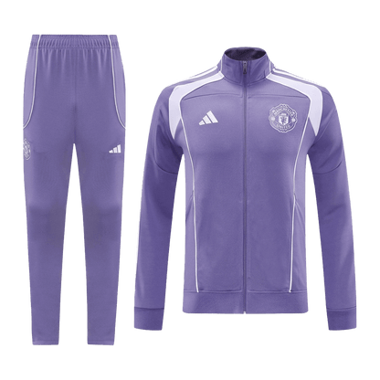 Manchester United 2025/26 Purple Training Tracksuit Kit (Top+Pants)