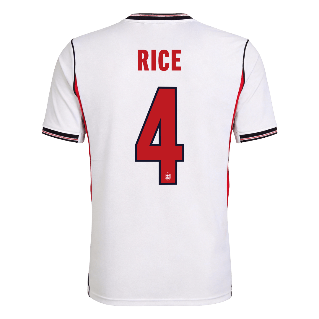 RICE #4 Mens England World Cup Home Jersey 2026