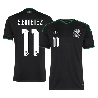 S.GIMENEZ #11 Mens Mexico World Cup Third Jersey 2026 - Player Version (Slim Fit)