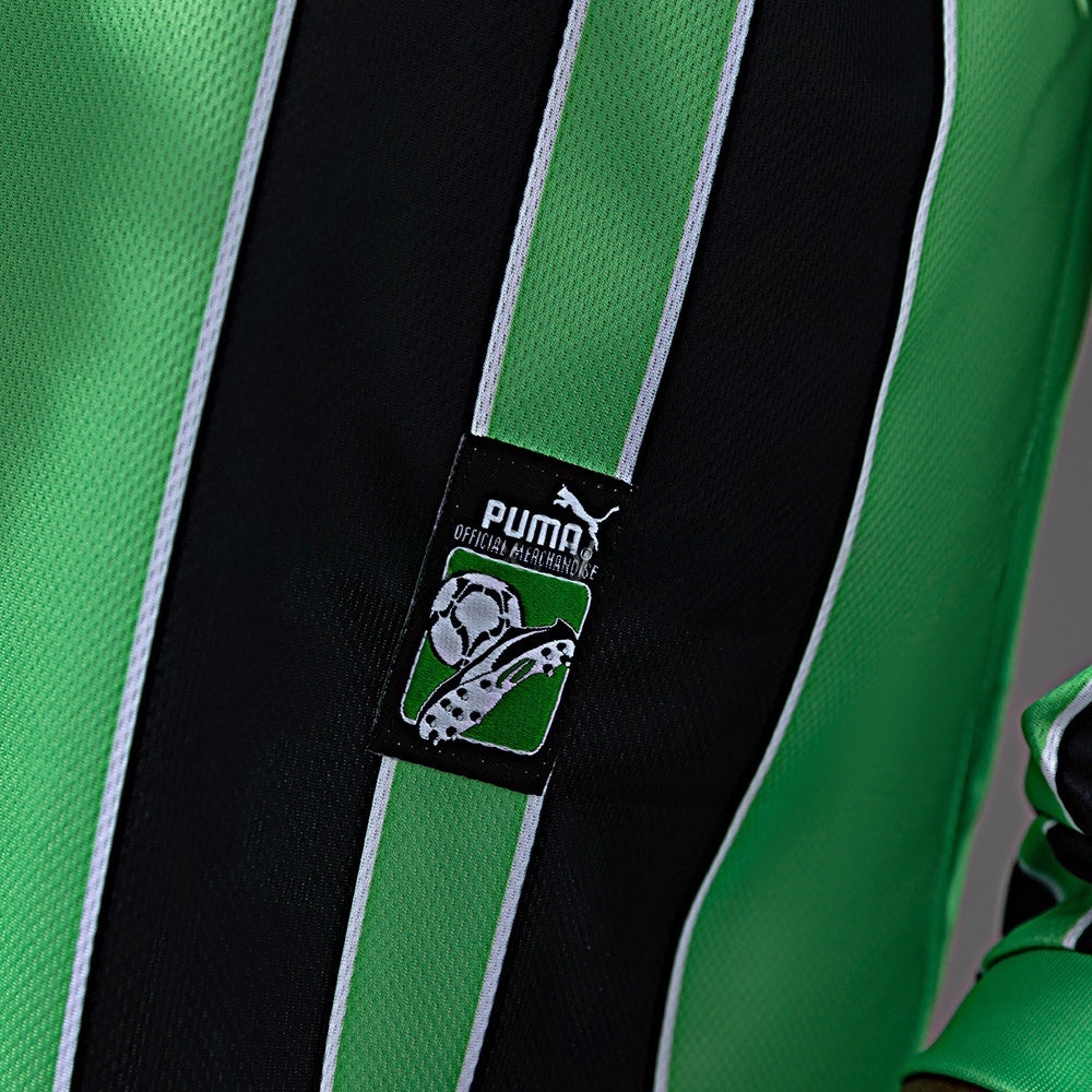 Wolfsburg Away Jersey 1999-2000 Retro Long Sleeves Football Kit Soccer Shirt