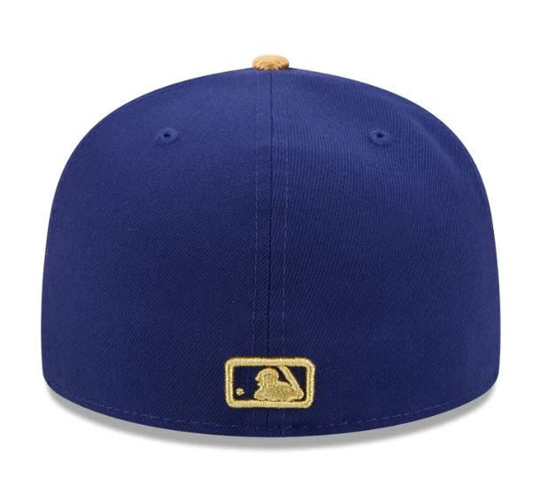 New Era Los Angeles Dodgers Gold 2025 World Series Champions Sidepatch 59FIFTY Fitted