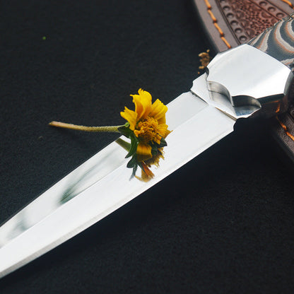 Damascus Fixed Blade Knife – Artisan with G10 Handle EDC for Everyday Utility, Collecting