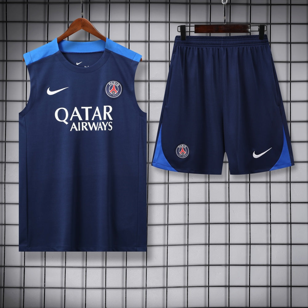 PSG Vest Set Training Tracksuits 25/26 Football Kit Soccer Jersey