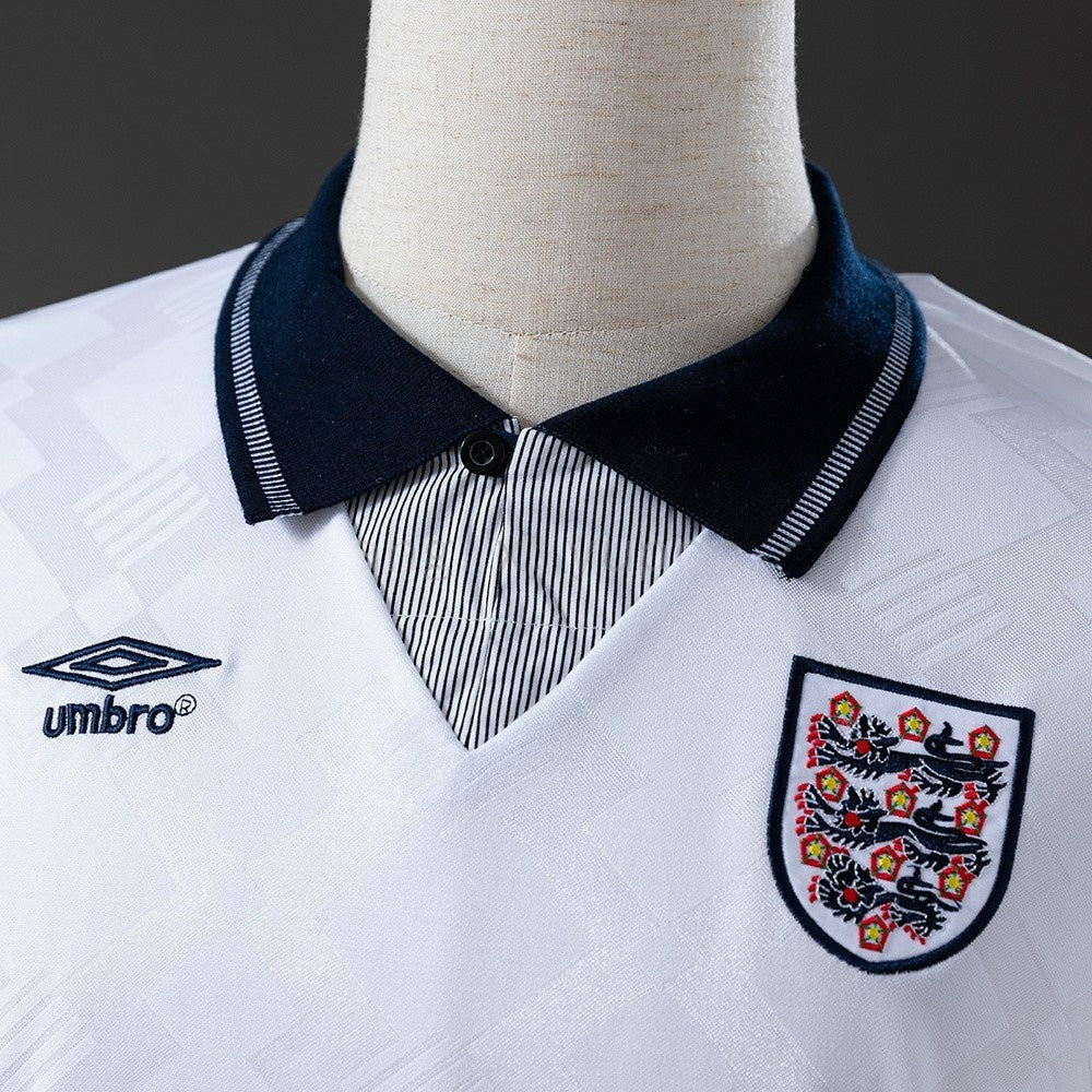 England Jersey 1990 Home Retro Football Kit