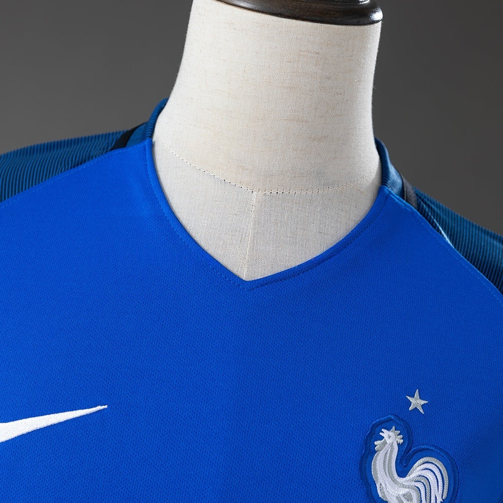 Retro France Home Jersey 2016 Football Kit Soccer Shirt