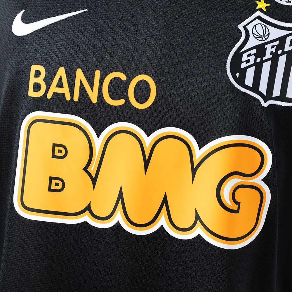 Santos Away Jersey 2012-13 Long Sleeves Retro Football Kit Soccer Shirt