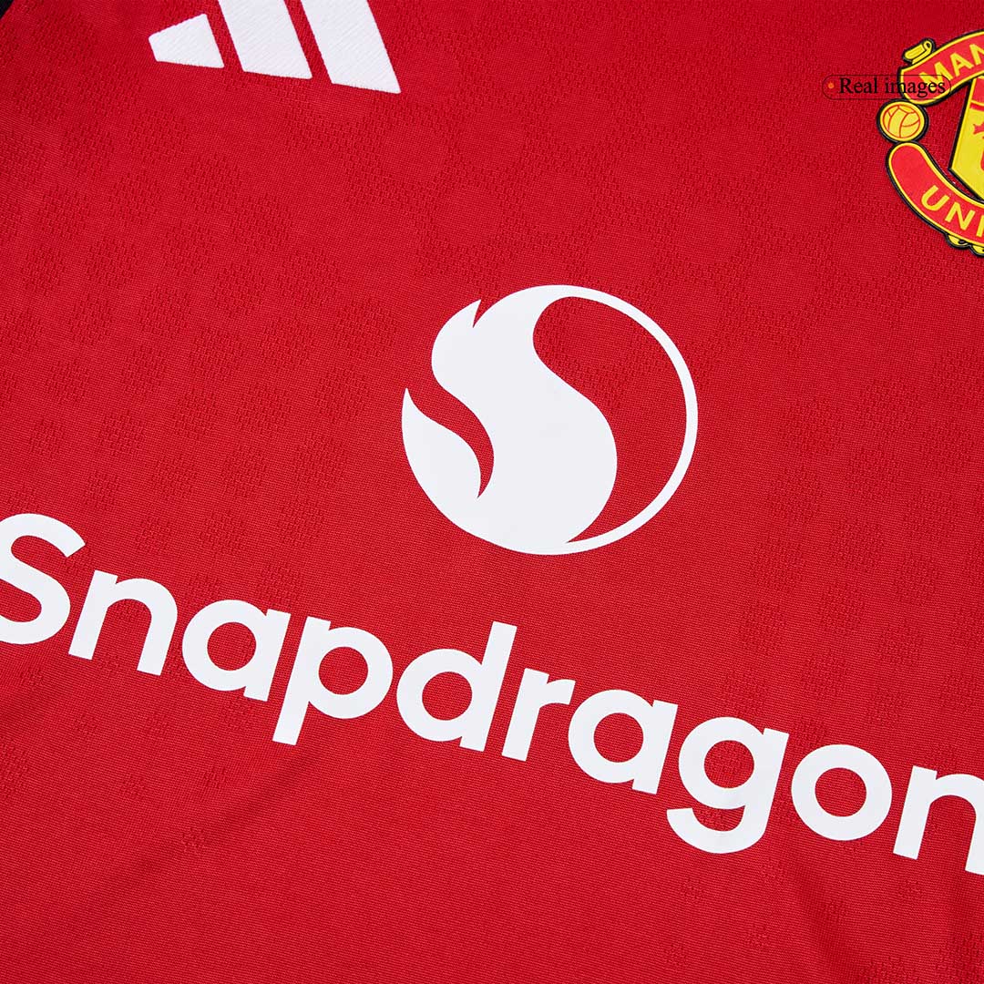 ŠEŠKO #30 Mens Manchester United Home Jersey 2025/26 - Player Version (Slim Fit)