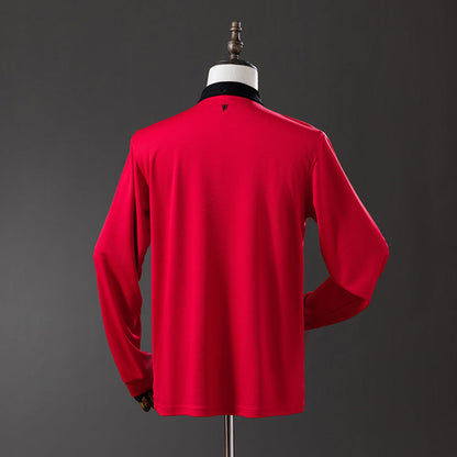 Manchester United Jersey 2013-14 Home Retro Football Kit Long Sleeves