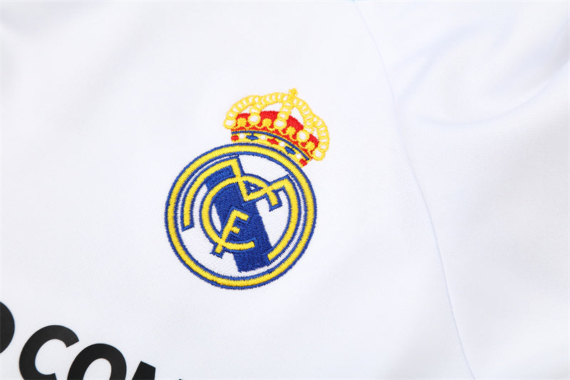 Retro Real Madrid Training Tracksuits 2009-10 Football Kit Soccer Jersey