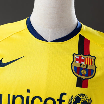 Barcelona Jersey 2008-09 Away Retro Football Kit Long Sleeves