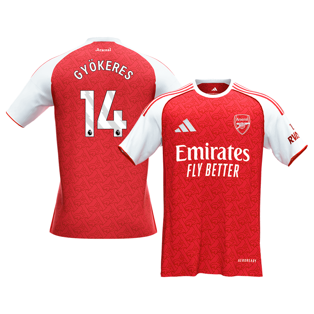 GYÖKERES #14 Mens Arsenal Home Jersey 2025/26 [PREMIUM]