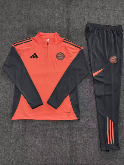 Kids Bayern Munich Training Tracksuits 25/26 Football Kit Soccer Jersey