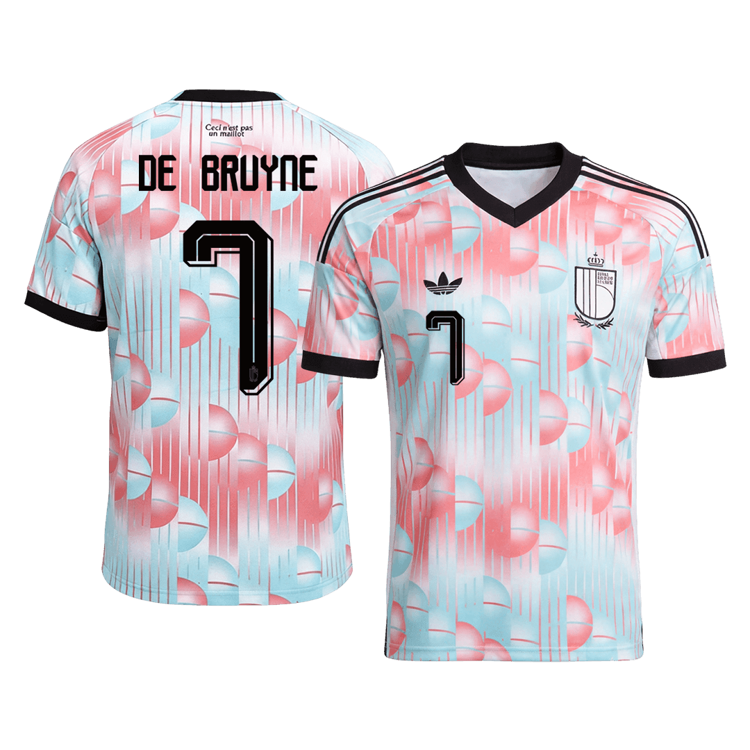 DE BRUYNE #7 Mens Belgium World Cup Away Jersey 2026