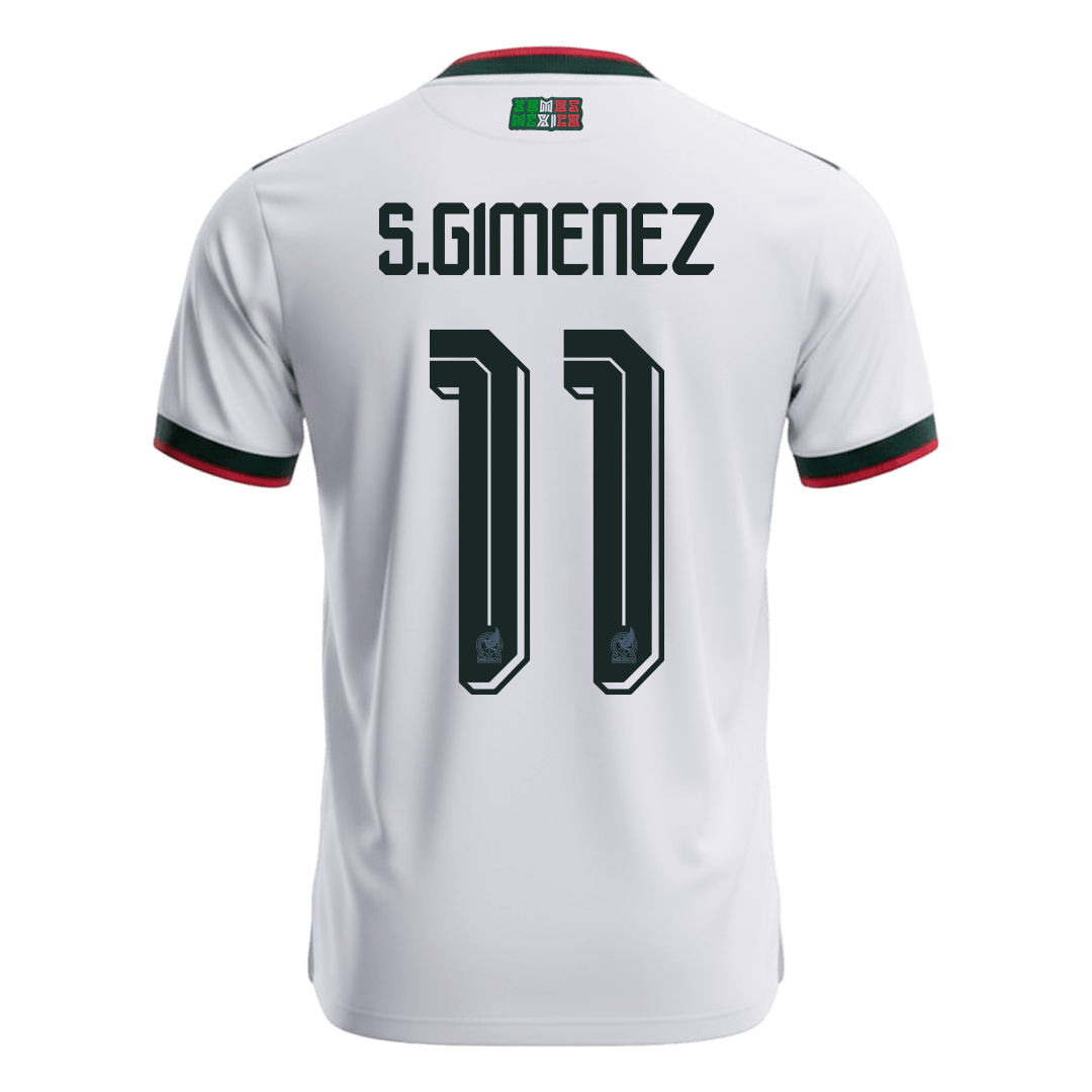 S.GIMENEZ #11 Mens Mexico World Cup Away Jersey 2026